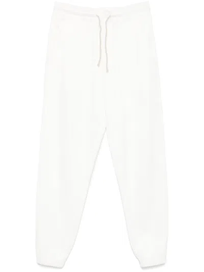Eleventy Jersey Track Pants In White
