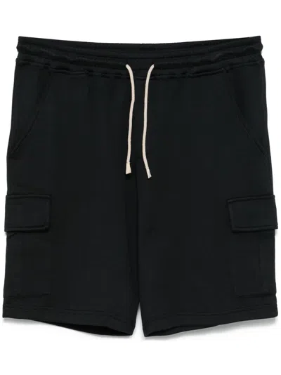 Eleventy Jersey Track Shorts In Black
