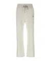 Eleventy White Cotton Jogger With Drawstring In White