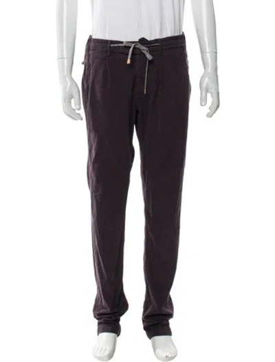 Pre-owned Eleventy Joggers In Brown