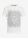 Eleventy Kids Paisley T-shirt In Ivory