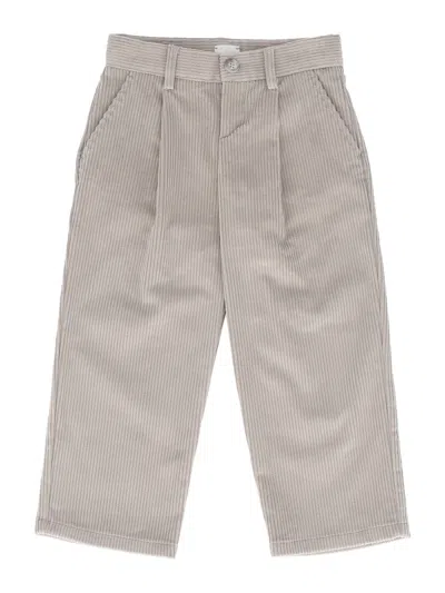 Eleventy Kids Trousers In Gray