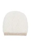 Eleventy Knit Beanie In Neutral