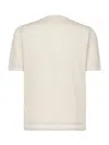 Eleventy Fine-knit T-shirt In Sand