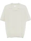 Eleventy Knitted Polo Shirt In 绿色