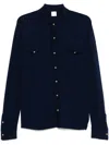 Eleventy Knitted Shirt In 蓝色