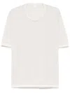 Eleventy Knitted T-shirt In Neutrals