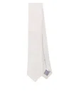 Eleventy Knitted Tie In Neutrals