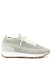 Eleventy Knit Runner Sneaker In Gray