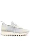 Eleventy Grey Sneakers With Knitted Upper And Chunky Sole In Grey