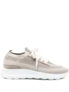 Eleventy Knitted-upper Trainers In Neutral