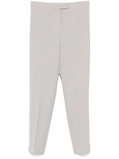 Eleventy Lamé Trousers In Grey