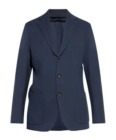 ELEVENTY LAPEL LONG-SLEEVED SUIT JACKET