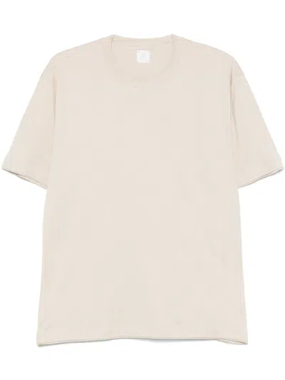 Eleventy Layer-detailed T-shirt In Neutrals