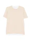 Eleventy Layer T-shirt In Gray