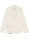 Eleventy Layered Blazer In White
