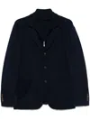 Eleventy Blazer Layered Lapels Notched