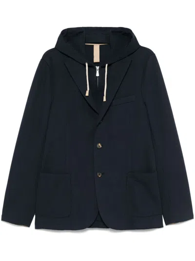 Eleventy Layered Blazer In Blue