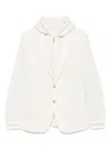 Eleventy Layered-effect Blazer In Neutrals