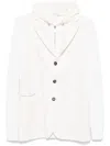 Eleventy Layered Blazer In White
