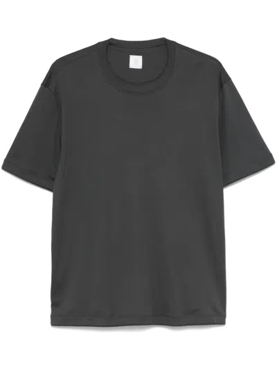 Eleventy Layered-detail T-shirt In Black