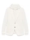 Eleventy Layered-effect Blazer In Neutrals