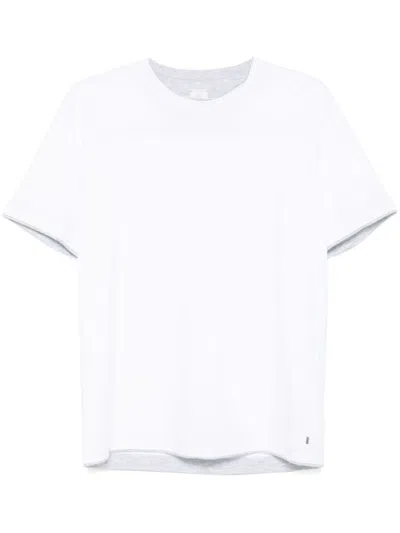 Eleventy Layered T-shirt In 白色