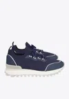 Eleventy Leather-blend Low-top Sneakers In Multi