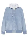 Eleventy Leather Bomber Jacket