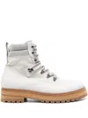 Eleventy Leather Boots In Neutrals