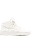 Eleventy Leather High-top Sneaker In White