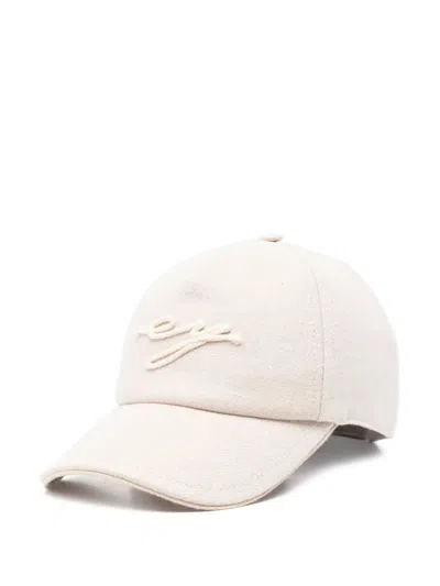 Eleventy Light Beige Cap With Cut-out Detailing In Neutrals