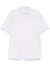 Eleventy Light Grey Cotton Polo Shirt In Grey