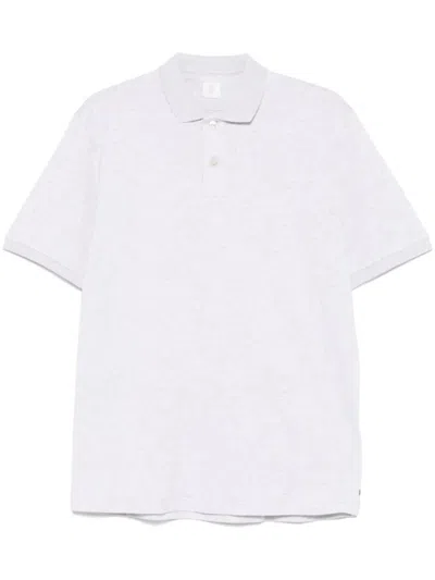 Eleventy Light Grey Cotton Polo Shirt