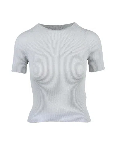 Eleventy Light Grey Cotton Polyester Polyamide Under Jacket In White