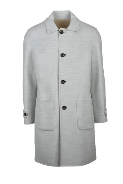 Eleventy Lightweight Coat - Light Grey In Gray