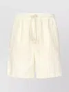 Eleventy Linen Bermuda Shorts With Drawstrings