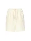 Eleventy Linen Bermuda Shorts With Drawstrings