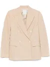 Eleventy Long Sleeve Blazer In Neutrals