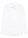 Eleventy Linen Blouse In White