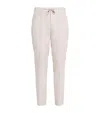 Eleventy Linen Drawstring-detail Trousers