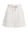 Eleventy Linen Drawstring Shorts