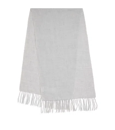 Eleventy Linen Fringe Scarf