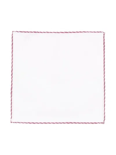 Eleventy Linen Handkerchief In White