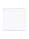 Eleventy Embroidered-edge Detail Scarf In White