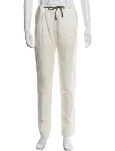 Pre-owned Eleventy Linen Joggers In Neutral