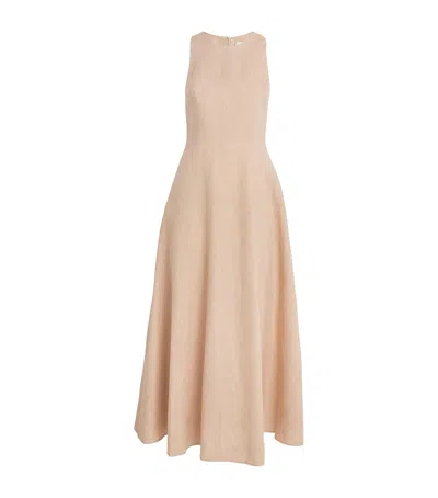 ELEVENTY LINEN MIDI DRESS