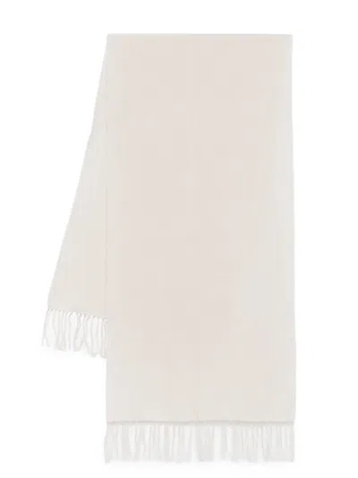 Eleventy Linen Scarf In Neutral