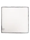 Eleventy Linen Pocket Towel In White