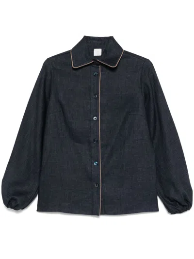 Eleventy Linen Shirt In Multi